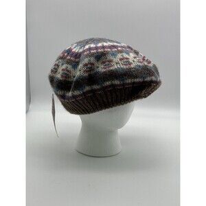 Aris Dream Puff Collection Knit Beret Beanie Hat